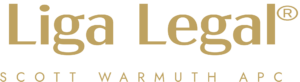 Liga Legal Gold Logo Abogado