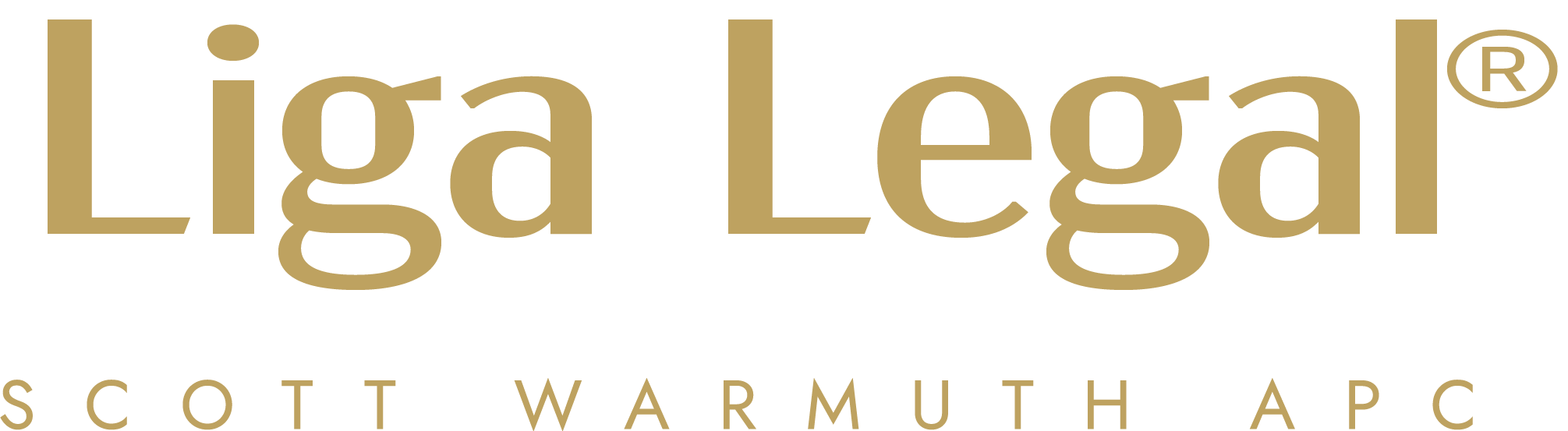 Liga Legal Gold Logo Abogado